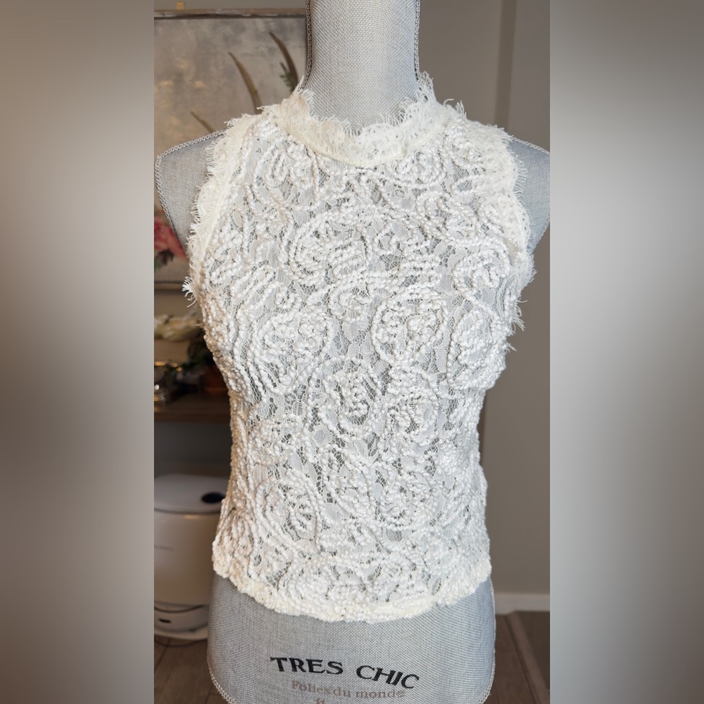ZARA TRAFALUC lace top